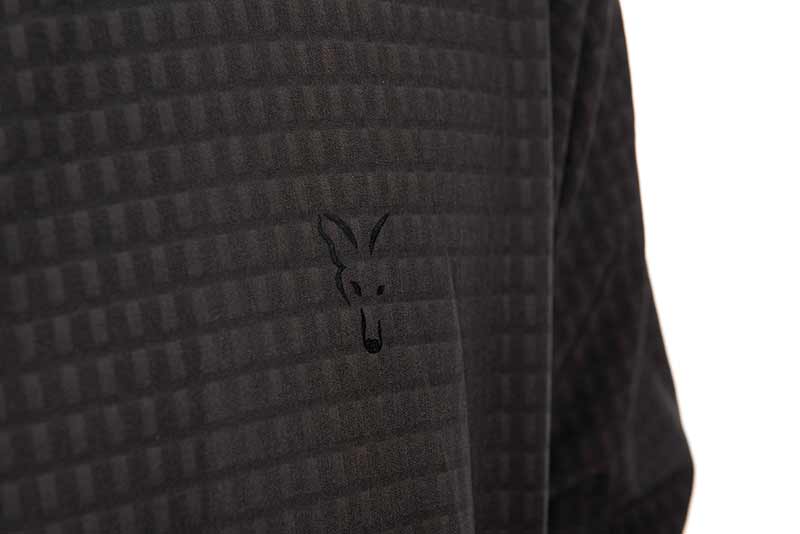 Chaqueta Fox Premium Mid Layer Negro con capucha - Tienda Carpfishing