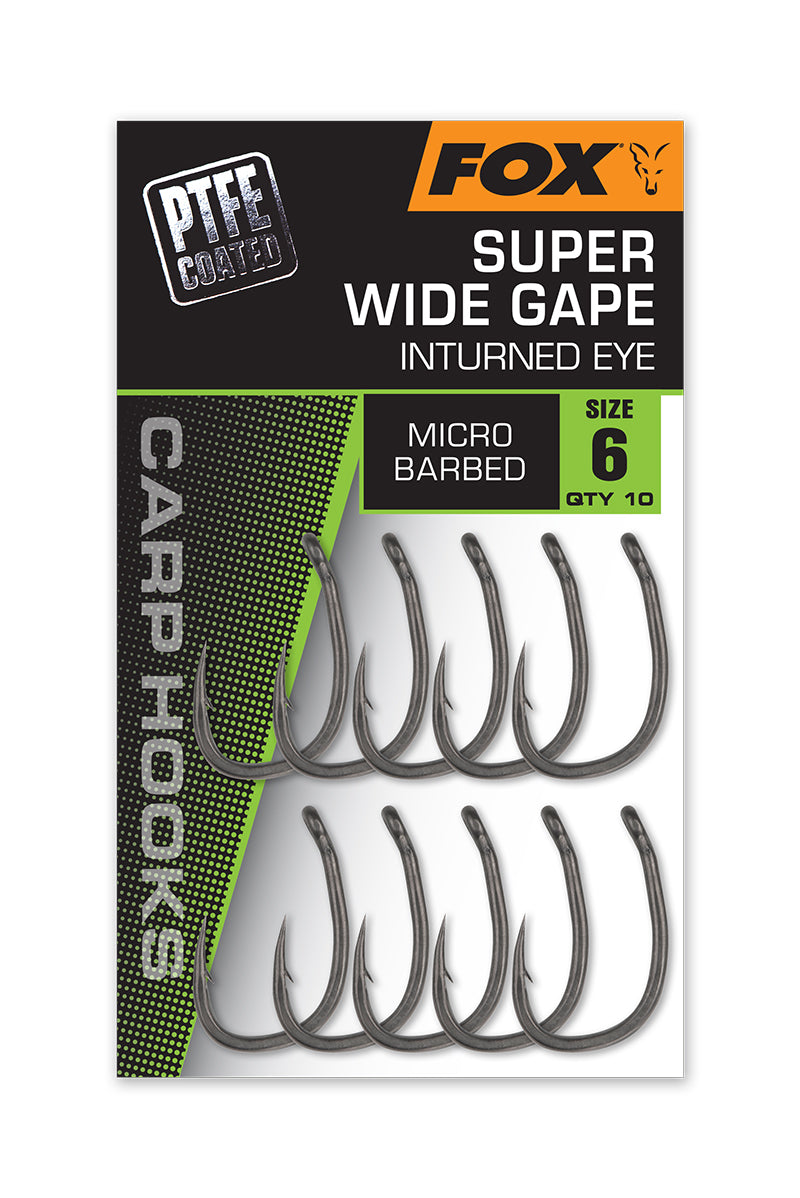 Anzuelos Fox Super Wide Gape In-Turned Eye