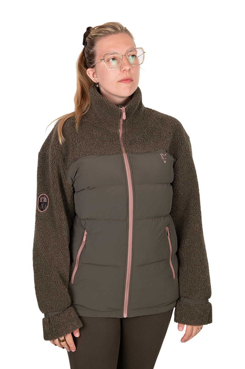 Chaqueta híbrida de forro polar Fox Explorer para Mujer - 8-10