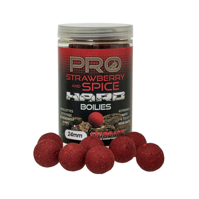 Hard Boilies Starbaits Strawberry Spice 24 mm - Tienda Carpfishing