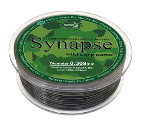 Hilo Katran Synapse Wild Carp Camo 0,30 mm 1000 m - Tienda Carpfishing
