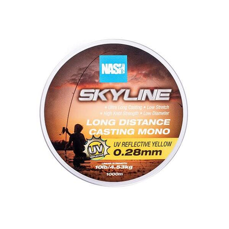 Hilo Nash Skyline UV Amarillo 1000 m - Tienda Carpfishing