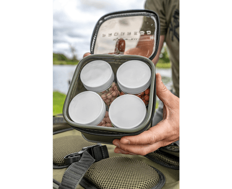 Macuto de 4 botes de cebo Korum Eva - Tienda Carpfishing