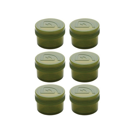 Pack de 6 botes para cebos Trakker M - Tienda Carpfishing