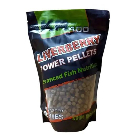 Pellets Krom Quality KR300 Power LiverBerry 8MM 800G - Tienda Carpfishing