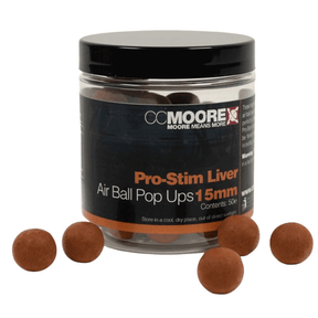 Pop ups Ccmoore Pro - Stim Liver Air Ball Marrón 15 mm - Tienda Carpfishing