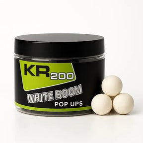 Pop Ups Krom Quality KR200 White Boom White 20 mm - Tienda Carpfishing