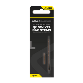 QC Swivel Bag Stems Avid Carp Outline FleckTone L - Tienda Carpfishing