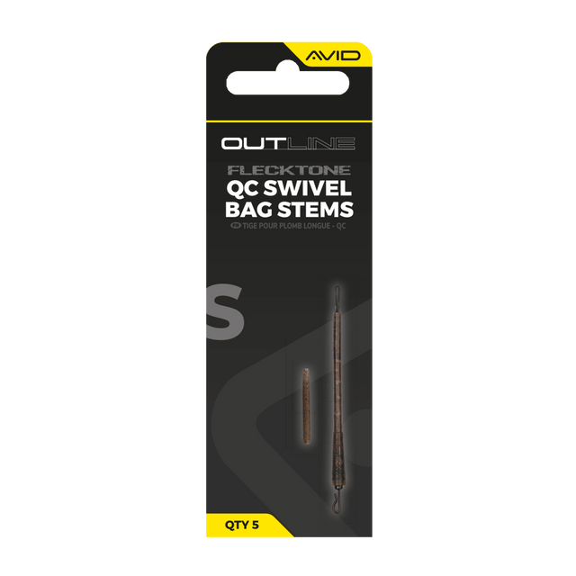 QC Swivel Bag Stems Avid Carp Outline FleckTone S - Tienda Carpfishing