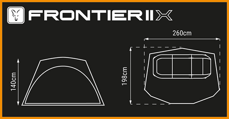 Refugio Fox Frontier II X - Tienda Carpfishing