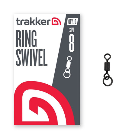 Ring Swivel con anilla Trakker talla 8 - Tienda Carpfishing