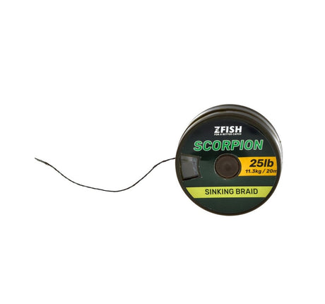 Trenzado Zfish Scorpion Sinking Camo 20 m - Tienda Carpfishing
