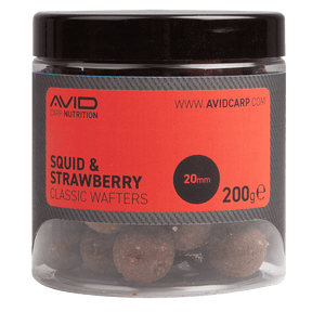 Wafters Avid Carp Squid & Strawberry 20 mm - Tienda Carpfishing