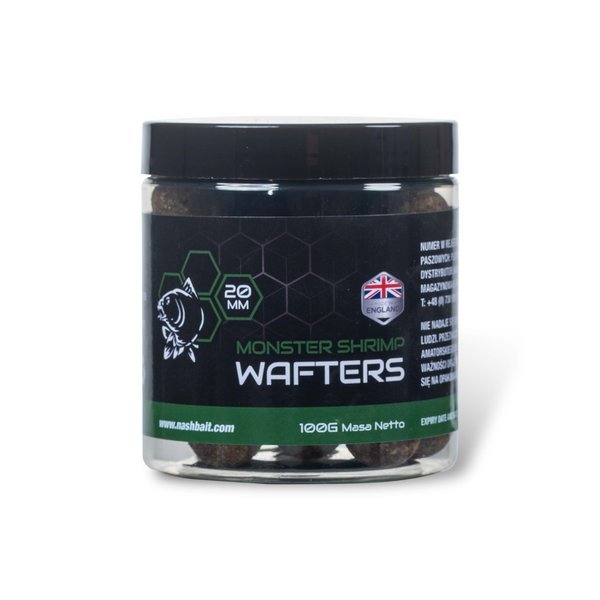Wafters Nash Monster Shrimp 20 mm - Tienda Carpfishing