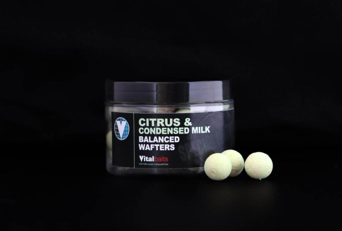 Wafters Vitalbaits Citrus & Cond. Milk Verde 14 mm - Tienda Carpfishing
