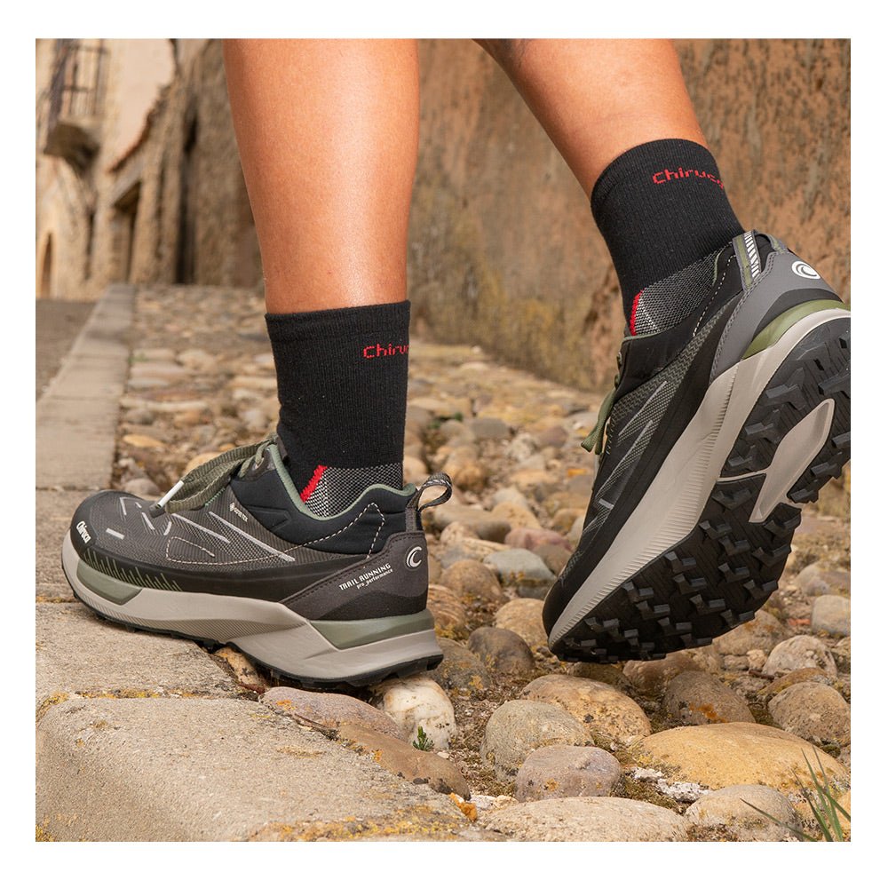 Zapatillas Chiruca Sucre 01 Gore - Tex Gris Verde - Tienda Carpfishing