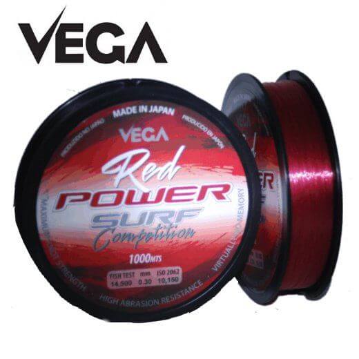 Hilo Vega Power Red Surf 1000 m 0,35 mm