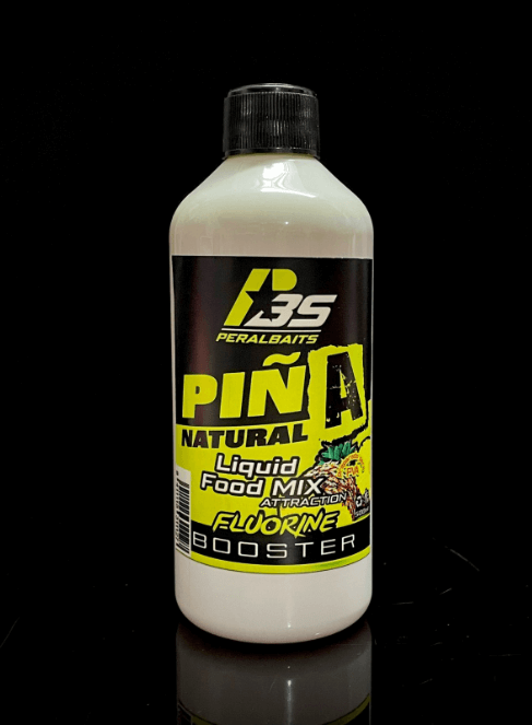 Remojo Booster Flourine Peralbaits Pina Natural 500 ml