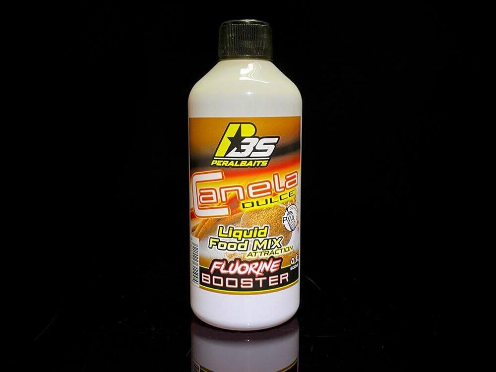 Remojo Booster Fluorine Peralbaits Canela 500 ml