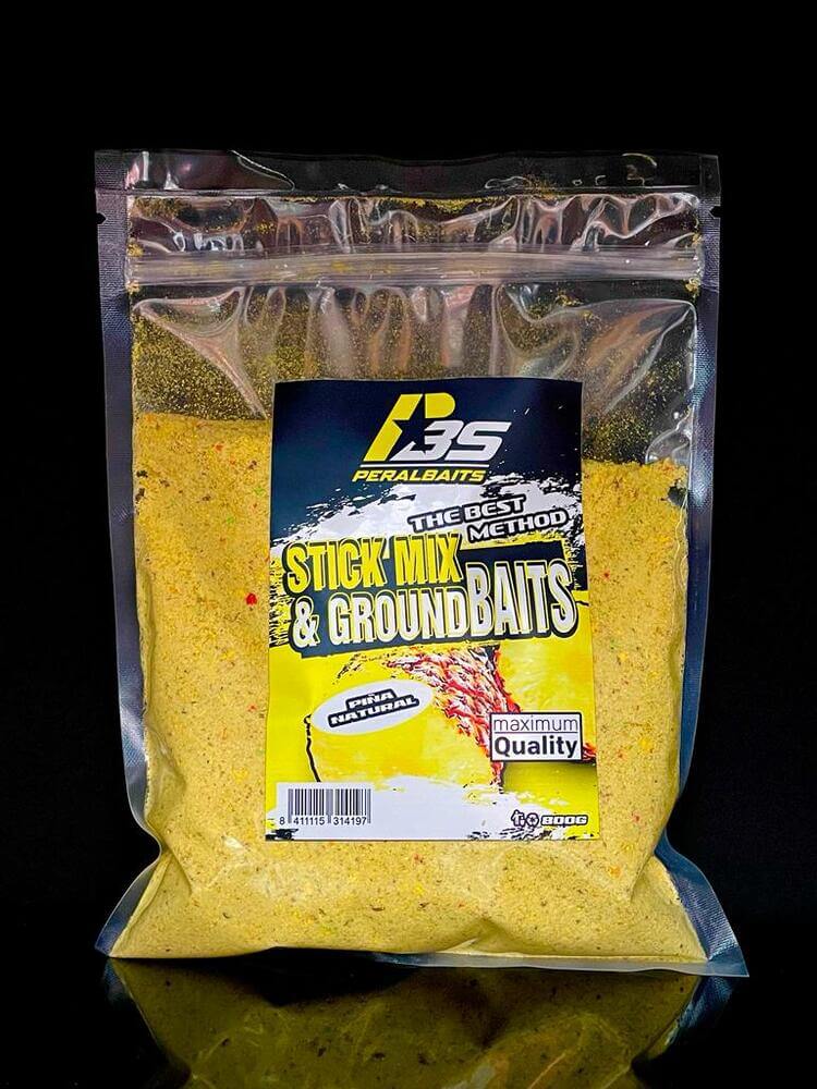 Miscela di bastoncini Peralbaits Ananas naturale 800 g - Tienda Carpfishing