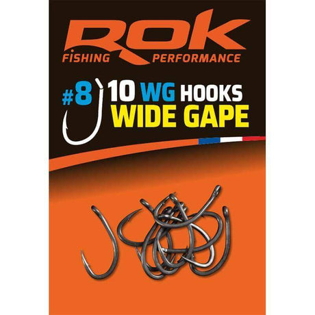 Anzuelos Rok Fishing Wide Gape - Tienda Carpfishing