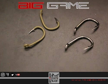 Anzuelos Trybion Big Game Camo - Tienda Carpfishing
