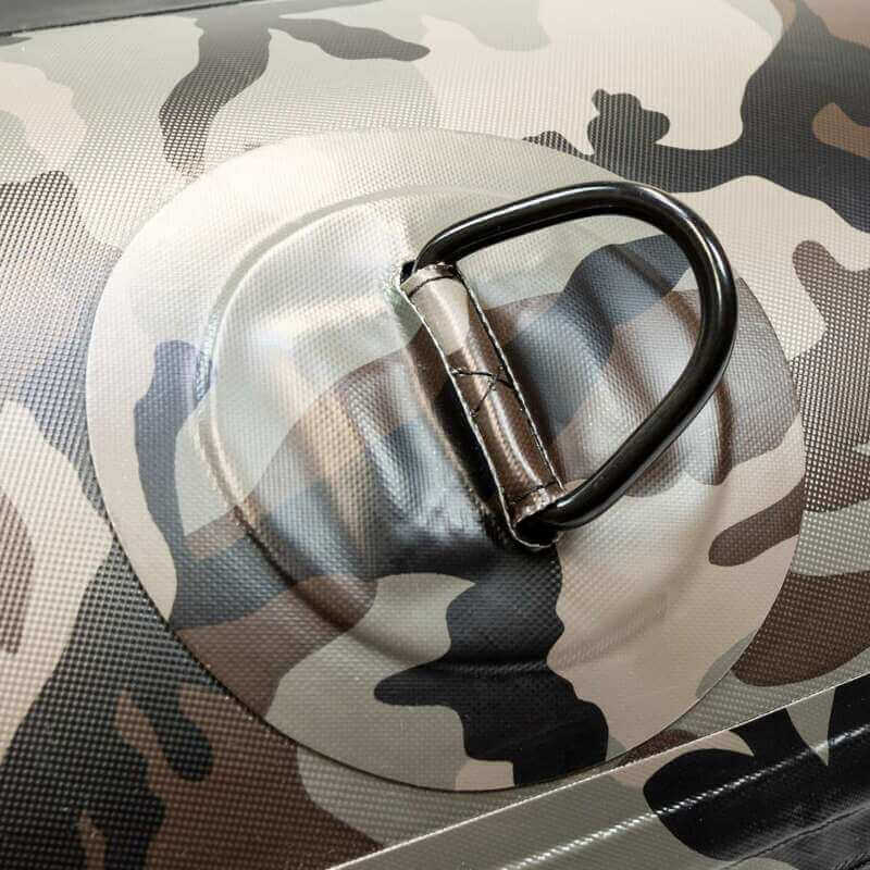Barca Raptor 230 X - Wide Dark Camo con suelo de aluminio - Tienda Carpfishing