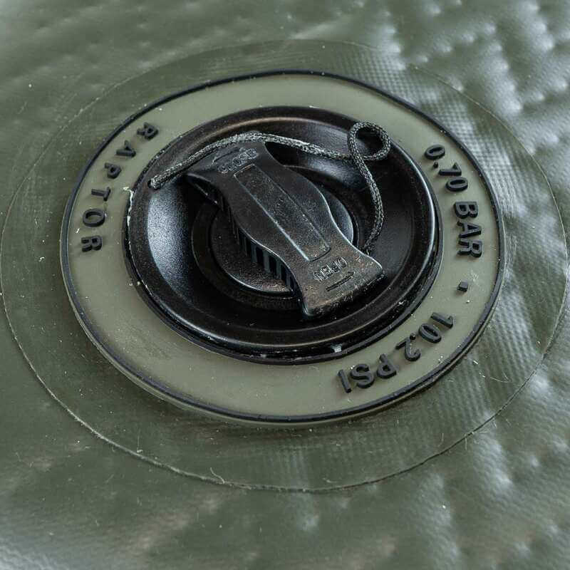 Barca Raptor 270 X - Wide Verde con suelo de aluminio - Tienda Carpfishing