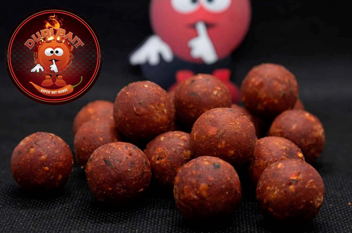 Boilies Dudi Bait Solubles Mister Red Super Hot 16 mm - Tienda Carpfishing