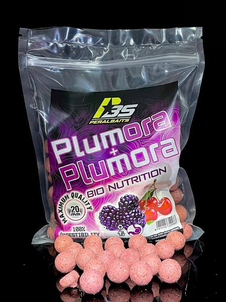Boilies Peralbaits Plumora 20 mm - Tienda Carpfishing