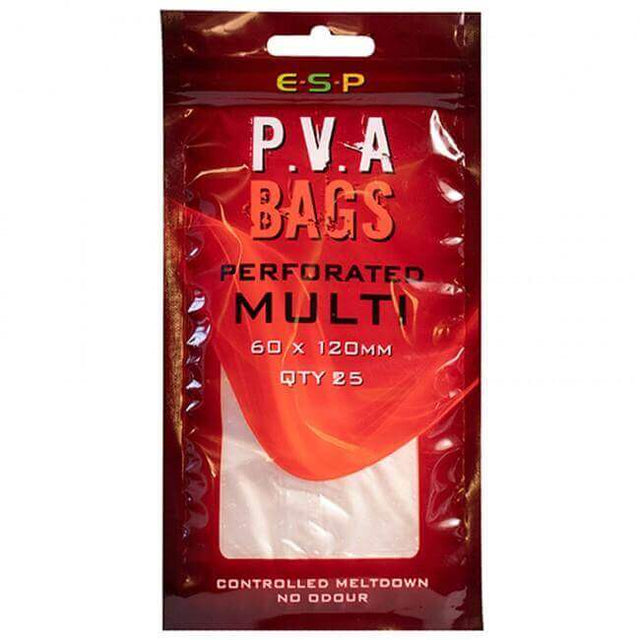 Bolsas de PVA perforada ESP 60x120 mm - Tienda Carpfishing