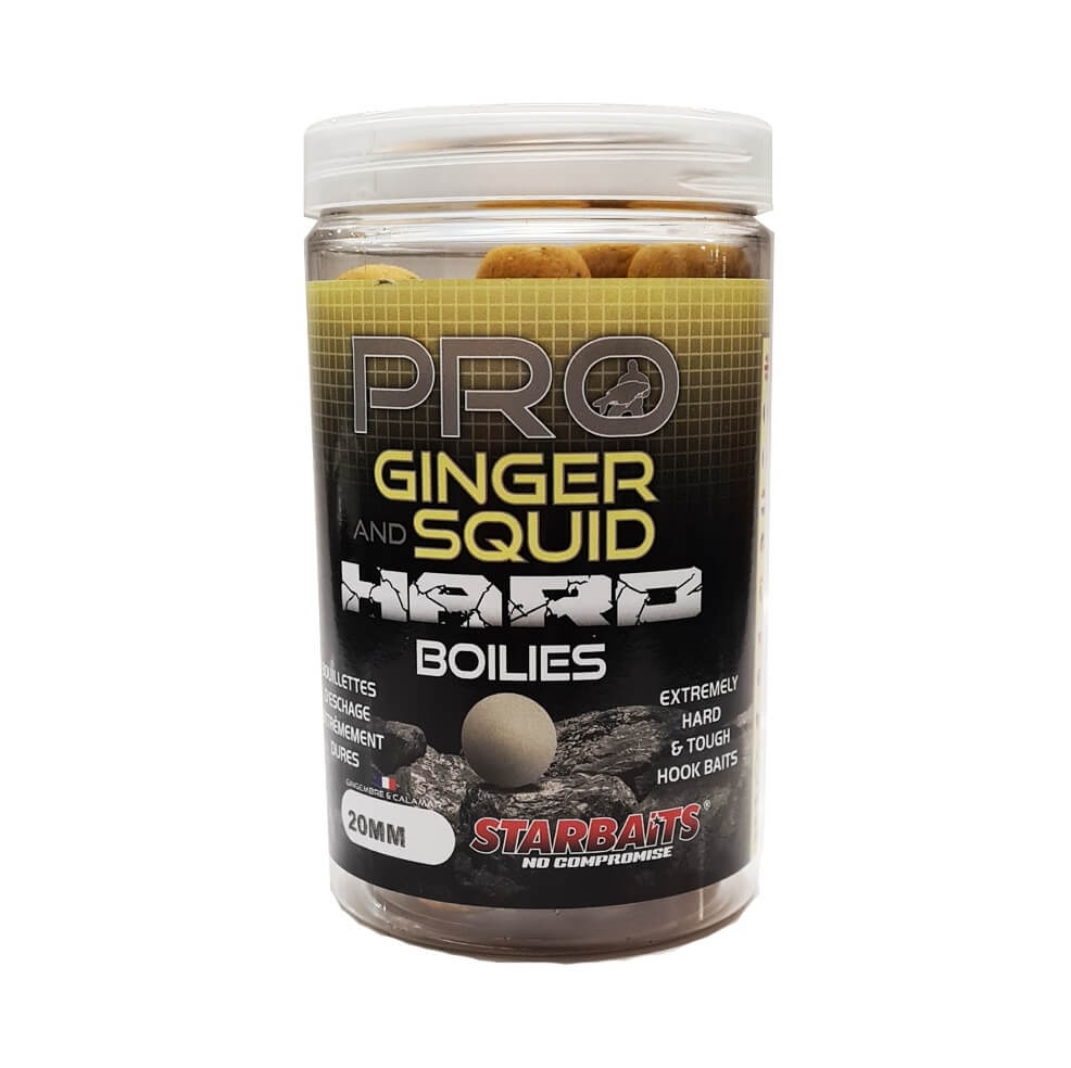 Hard Boilies Starbaits Probiotic Ginger Squid 20 mm - Tienda Carpfishing