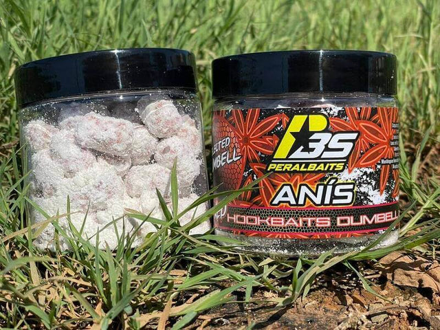 Hook Baits Dumbells Peralbaits Anís 20 x 15 mm - Tienda Carpfishing