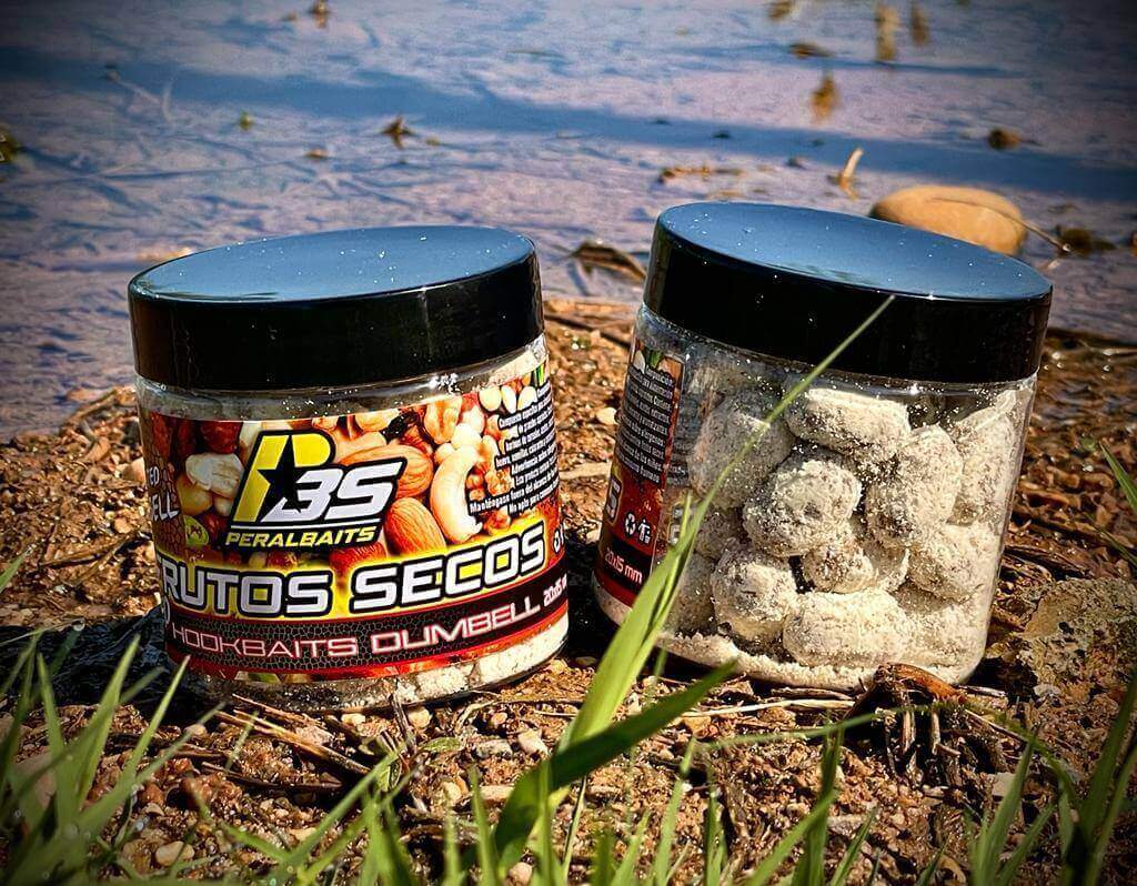 Hook Baits Dumbells Peralbaits Frutos Secos 20 x 15 mm - Tienda Carpfishing