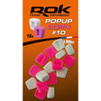 Maíz Pop up Rok Fishing Rosa/Blanco 10 - Tienda Carpfishing