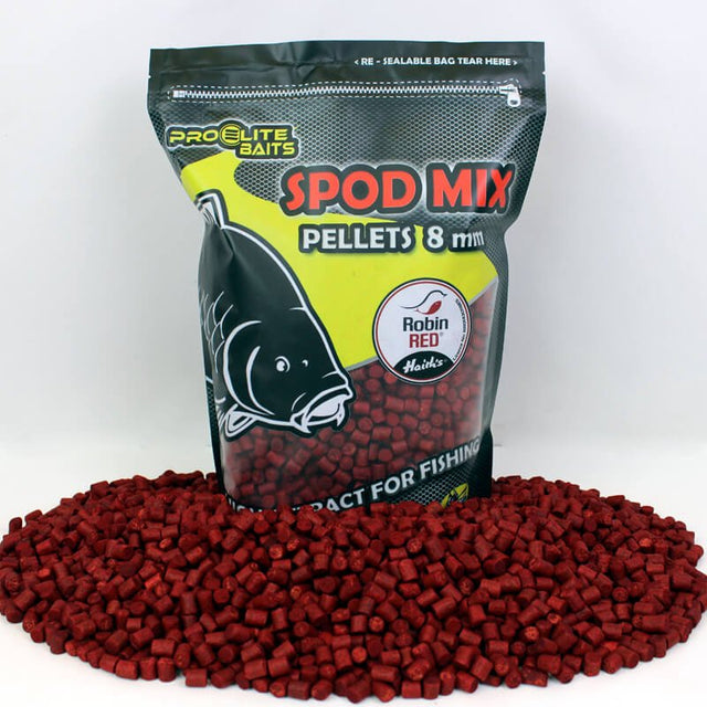 Pellets Spod Mix Pro Elite Baits Robin Red 8 mm - Tienda Carpfishing