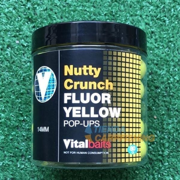 pop ups nutty crunch fluor amarillo vitalbaits