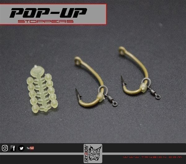 Pop Ups Stoppers Marrón Trybion - Tienda Carpfishing