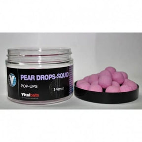 Pop ups Vitalbaits Pear Drops Squid 14 mm - Tienda Carpfishing