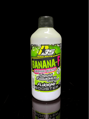 Remojo Booster Fluorine Peralbaits Banana Fresa 500 ml - Tienda Carpfishing
