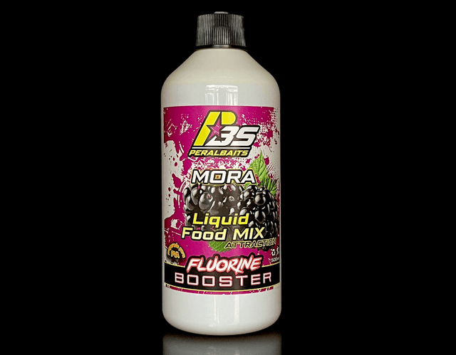 Remojo Booster Fluorine Peralbaits Mora 500 ml - Tienda Carpfishing