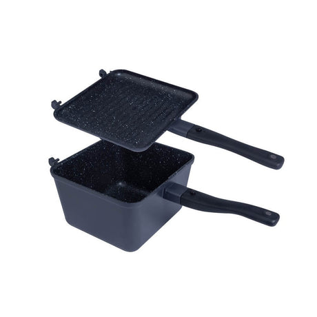 Set Utensilios de cocina Ridge Monkey Connect Deep Granite - Tienda Carpfishing