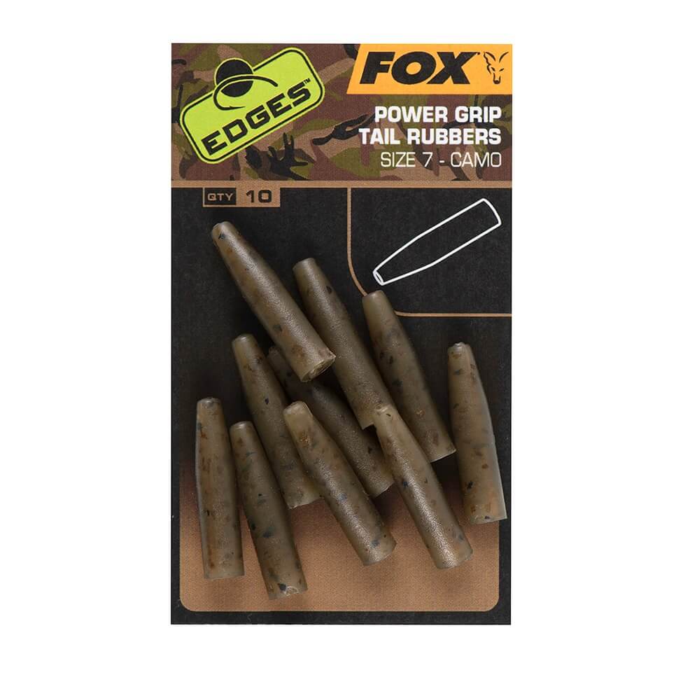 Tail Rubbers Power Grip Fox Camo 7 - Tienda Carpfishing