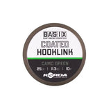 Trenzado Korda Basix Coated Camo Verde 10 m - Tienda Carpfishing